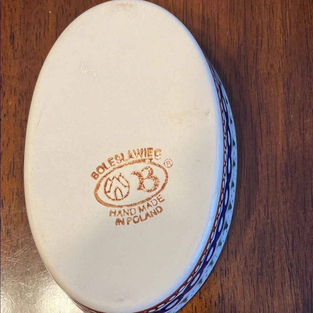 Boleslawiec Polish Pottery Oval Dish
